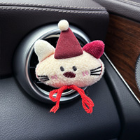 Diffuseur d'air pour voiture : Clip décoratif pour grille d'aération, figurine d'animal en peluche mignonne pour l'intérieur de la voiture