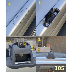Barras Transversales para Portaequipajes de Techo para Honda HR-V 1999-2005, Aluminio Negro, Puntos de Fijación, Portaequipajes Personalizado - Product Image 3