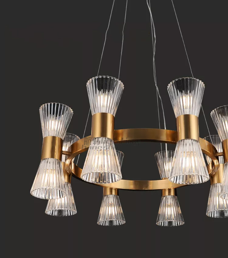 decorations hotel living room lamps home decor pendant light fixture modern glass clear lamps restaurant
