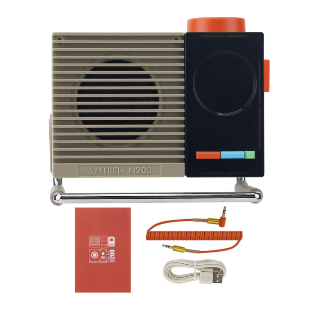 Syitren N200 BT5.3 Speaker Portable Mini Speaker with Battery & Metal Stand - Adjustable Angles