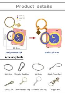 Porte-clés personnalisable en alliage de zinc avec gravure de logo, idéal pour les campagnes promotionnelles à grande échelle et les salons professionnels - Product Image 2