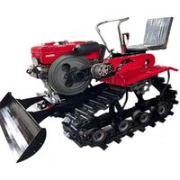 Motoculteur Rotatif 25 CV 35 CV, Équipement Agricole, Mini Cultivateur, Tracteurs à Chenilles
