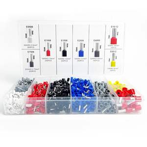 Terminales de Conexión Rápida HSC8 6-4A Tipo Tubo, 1250 Piezas, Terminales de Compresión en Frío para Cableado Eléctrico - Product Image 4