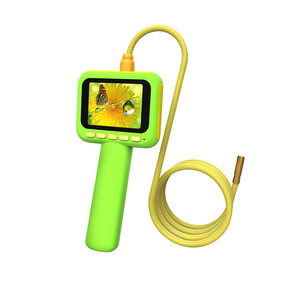 Endoscopio para niños ES08B, pantalla de 2,4 pulgadas, flexible, resistente al agua, juguete de exploración de la naturaleza al aire libre para niños de 5 a 7 años - Product Image 1