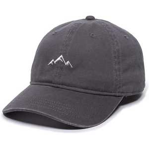 Gorra de béisbol de algodón suave sin estructura ajustable para exteriores, sombrero de papá de montaña, ala curva, perfil bajo, gorras de punto informales para hombres y mujeres - Product Image 1