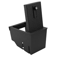 Boîte de rangement sécurisée pour console centrale avec accoudoir pour Mazda CX-30 2020-2026, coffre-fort à serrure à combinaison avec clé, en acier robuste, rangement dissimulé