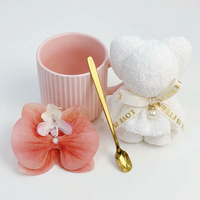 Nouvel ensemble cadeau promotionnel 2026 : Tasse en céramique et serviette – Idéal pour les mariages, anniversaires, Thanksgiving, la Saint-Valentin, le Nouvel An et comme cadeau de remerciement