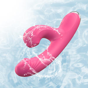 Hete Verkoop 2in1 Vibrerende <span class=keywords><strong>Clitoris</strong></span> Zuigende Vibrator Verwarmde Dildo Massager Vrouwelijke G-Spot Vibrator Volwassen Seksspeeltjes - Product Image 6