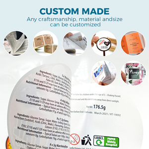 Tùy chỉnh in nhiều trang Lớp Gấp vật nuôi dính giấy không thấm nước Tear-off QR mã nhãn Sticker Bopp PP PP materialstamped - Product Image 4