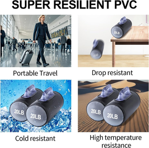CZFIT Sales Alternativa a las Bolsas de Arena de PVC Rellenas de Agua |   Agarraderas Ergonómicas Portátiles para Peso Muerto y Sentadillas |   Garantía de No Fugas Unisex - Product Image 6