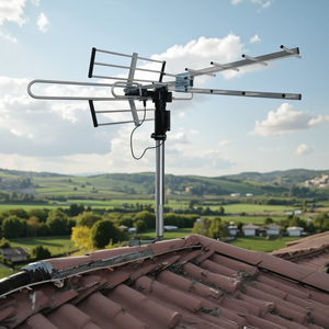Antena Amplificadora Digital para Exteriores <span class=keywords><strong>de</strong></span> Largo Alcance y Alta Ganancia UHD-8909, Control Remoto para HDTV, VHF/UHF, <span class=keywords><strong>Amplificador</strong></span> <span class=keywords><strong>de</strong></span> <span class=keywords><strong>Señal</strong></span> con Fuerte Recepción - Product Image 5