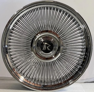 Nuove Ruote in Acciaio Forgiato Cromato da 26 Pollici con <span class=keywords><strong>200</strong></span> Raggi, Differenziate: Anteriori 26x9, Posteriori 26x10 - Product Image 1