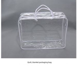 Customized Factory Eco Friendly <b>Pvc</b> High End Blanket Bag Bed <b>Sheet</b> Package Bag Duvet Bag - Product Image 1