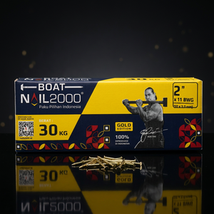 Clavos de Construcción Premium de 2 Pulgadas con Cabeza Cuadrada/Diamante Pulida y Superficie Resistente a la Corrosión - Product Image 3