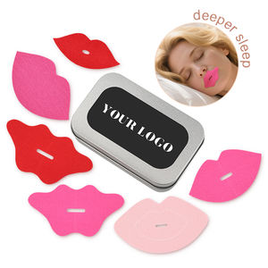 Nouvelle arrivée de qualité médicale en forme de lèvre rose bande de bouche femmes bande de sommeil, anti ronflement et bouchon de respiration buccale - Product Image 5