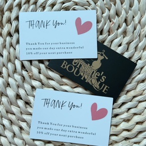 Biểu Tượng Tùy Chỉnh Kinh Doanh Giáng Sinh Cảm Ơn Bạn Thẻ Lời Mời Chào Hot Bán Giấy Bìa In Ấn Lễ Hội Quà Tặng Thủ Công - Product Image 2