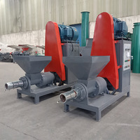 Petite brique de charbon de bois 22kw, presse à forcer à vis, machine à briquettes de sciure de bois, usine de fabrication de briquettes de charbon de bois