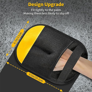 Gant anti-poils pour chiens et chats avec design en maille, outil portable de suppression des poils d'animaux, grande taille - Product Image 4
