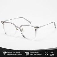 Lunettes rondes carrées pour femmes et hommes, montures de lunettes optiques TR90, verres anti-lumière bleue UV400, lunettes d'ordinateur, vente en gros