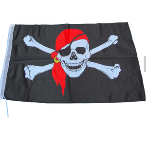 Promozionali di vendita caldo Su Ordinazione di Halloween <span class=keywords><strong>Pirati</strong></span> <span class=keywords><strong>Dei</strong></span> Caraibi All'aperto bandiera/bandiera - Product Image 1