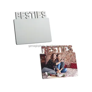 Wholesale Sublimation Besties MDF Wood Photo Picture Frame