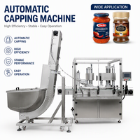Machine de capsulage et d'emballage automatique CE de haute qualité pour bocaux en métal et plastique, couvercles en verre, bouteilles et bloqueurs de bouchons