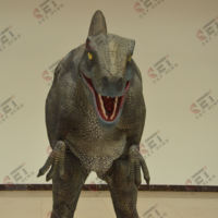 Costume de dinosaure réaliste pour adulte avec jambes visibles pour parcs d'attractions, exportateurs de dinosaures animatroniques