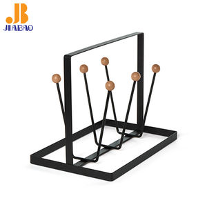 JB-tendedero <span class=keywords><strong>de</strong></span> vajilla, bandeja <span class=keywords><strong>escurridor</strong></span> <span class=keywords><strong>de</strong></span> <span class=keywords><strong>platos</strong></span>, organizador <span class=keywords><strong>de</strong></span> cocina, Perchero <span class=keywords><strong>de</strong></span> <span class=keywords><strong>madera</strong></span> y alambre para escritorio - Product Image 2