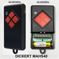 Pour DICKERT MAHS40-04 40.685 MHz porte de Garage télécommande Clone 40.685 MHz Code fixe ouvre-Garage émetteur