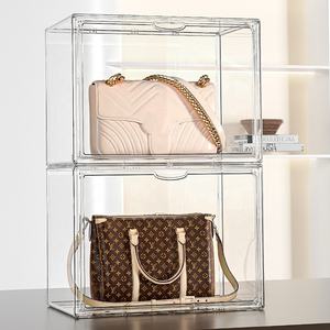 Tas tangan wanita, kotak penyimpan barang, tas Display magnetik akrilik bening - Product Image 1