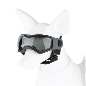 แว่นตาแฟชั่นสำหรับสัตว์เลี้ยงปรับสายได้แว่นกันแดดป้องกันรังสียูวีป้องกันฝุ่น/กันลมใช้กลางแจ้งสำหรับสุนัขขนาดกลางในฤดูร้อน - Product Image 1