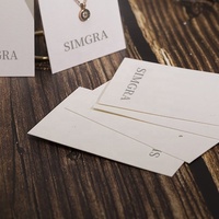 Cartes Suspendues Personnalisées en Carton pour Boucles d'Oreilles, Colliers, Emballage et Présentoir de Bijoux