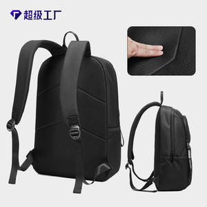 Mochila Unisex para Portátil, Negra, con Panel Trasero de Malla Transpirable y Correas para los Hombros, para Viajes, Estudiantes Universitarios, Primavera 2025 - Product Image 4