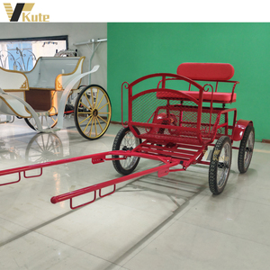 عربة صغيرة تجرها الخيول للأطفال عربة حصان مسننة مهر عربة زفاف عتيقة - Product Image 5