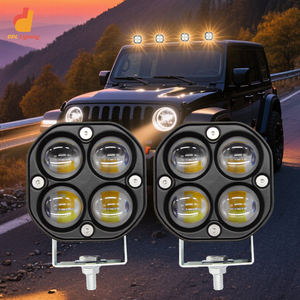 Projecteur <span class=keywords><strong>LED</strong></span> bicolore 3 pouces 40W pour voiture, camion, VTT, moto 12V 24V, étanche, lumière <span class=keywords><strong>de</strong></span> travail tout-terrain, phare antibrouillard - Vente chaude - Product Image 2