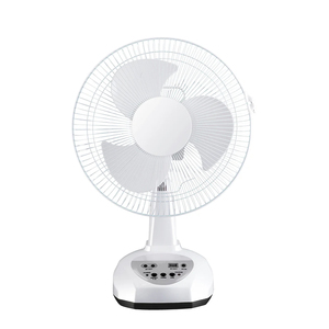 AC DC 12v Cooling ชาร์จพลังงานแสงอาทิตย์พัดลมตั้งโต๊ะ 12/16 นิ้วระบบไฟบ้านทีวีและพัดลมพลังงานแสงอาทิตย์แบตเตอรี่ลิเธียมยาว 3 เกียร์ - Product Image 3