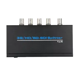 3g/hd/sd_sdi divisor 1*4, distribuição 1 entrada 4 saídas suporte HD-SDI SD-SDI e 3g-sdi