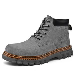 New Men's Boots Men's Shoes Trendy Casual Thick Snow Boots - Product Image 5