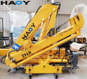 Mini <b>Truck</b> Manipulator KMU Crane Folding Telescopic Boom 4 Tons Electric Grua <b>Truck</b> for Sale - Product Image 4