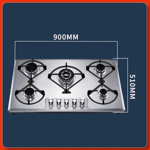 เตาแก๊สสเตนเลสหัวเตาแก๊ส5หัวเตาเครื่องใช้ไฟฟ้าในครัวเตาแก้วสำหรับใช้กลางแจ้งขับเคลื่อนด้วยพลังงานแสงอาทิตย์ - Product Image 6