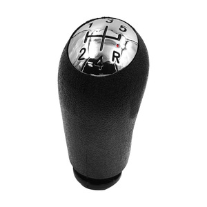 หัวเกียร์รถยนต์ Sirui หุ้มหนัง ชุบเงิน 5 สปีด สำหรับ Dongfeng Renault Koleos - Product Image 1