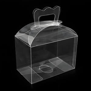صندوق هدايا مكعب شفاف من مادة PET مُخصص للبيع بالجملة لعرض الألعاب والكيك وصناديق المفاجآت، علب بلاستيكية شفافة جديدة - Product Image 4
