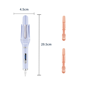 Arricciacapelli Automatico KEMEI con Display LCD e Regolazione della Temperatura Km-2063, Bacchetta Elettrica Automatica in Ceramica - Product Image 5