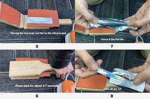 ฟอยล์ปั๊มลายพรางแบบ DIY,สำหรับตกปลาล่อปลาตาชั่งเหยื่อจิ๊กโฮโลแกรม Lazer งานฝีมือฟิล์มถ่ายโอนที่มีสีสัน - Product Image 3