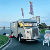 Chariot alimentaire électrique multifonctionnel à quatre roues en acier inoxydable résistant à la rouille, garantie 1 an, pour vignobles, lait, thé, restauration rapide, glaces