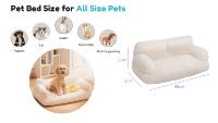 Couverture tendance rose pour canapé-lit américain doux pour animaux de compagnie