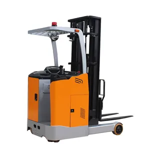 New CE 2 ton 6 meter double deep electric reach truck price load drive wheel forklift