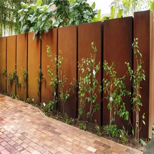 Gartentor aus Corte stahl für City Gardens Landscape Design