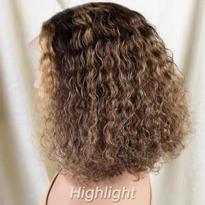 Nouveau Best-Seller <span class=keywords><strong>Perruque</strong></span> Noire Petite Bouclée à Lace Front Transparente, Couleur Piano, en Stock sur AliExpress pour Dropshipping - Product Image 3