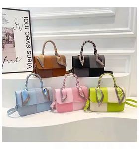 Sacs à main en PU pour femme, très vendus, imperméables, durables, pliables, avec fermeture éclair et deux poignées - Product Image 1